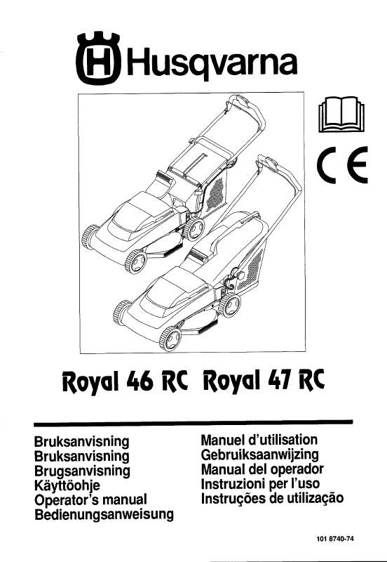 Notice HUSQVARNA ROYAL 46 RC - Tronçonneuse Trouver Une Solution à Un ...